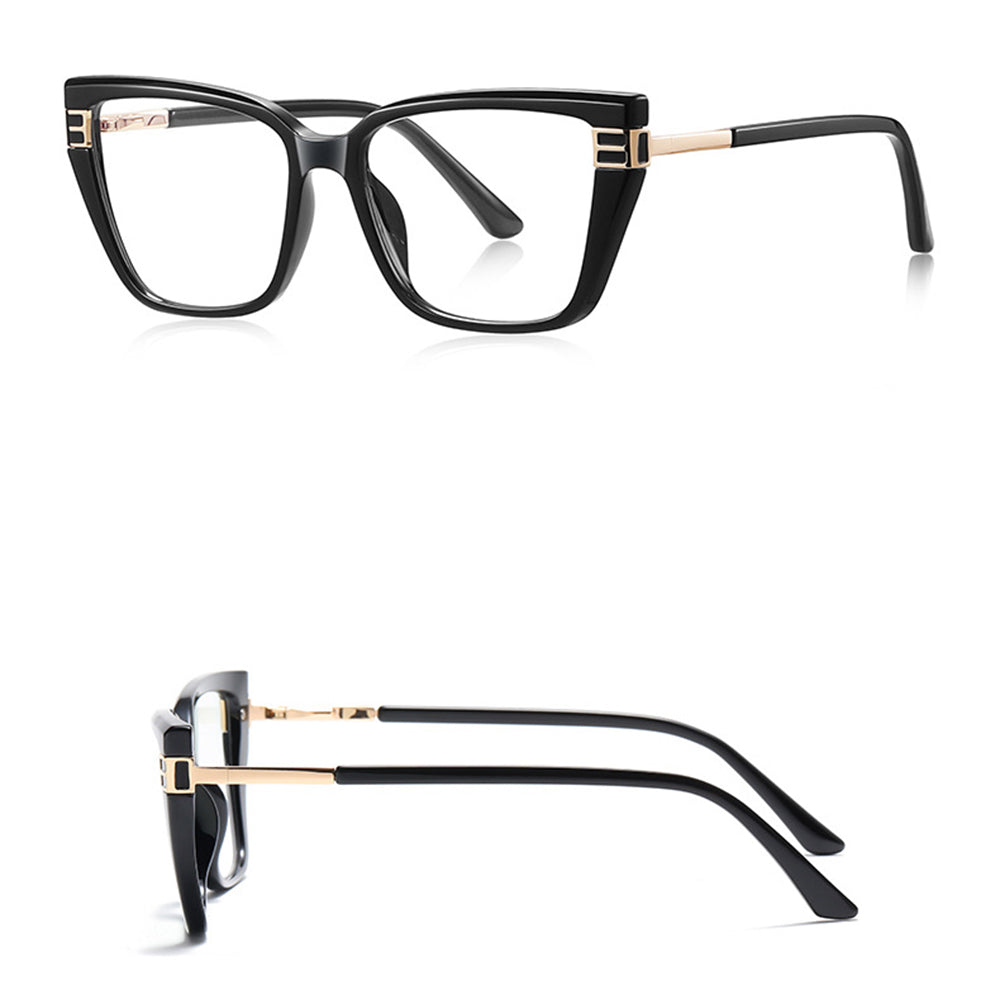 Ochelari De Calculator Dama Techsuit 2275, Anti-Blue Light, Negri Aurii