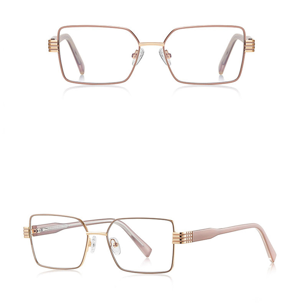 Ochelari De Calculator Dama Techsuit 3160, Anti-Blue Light, Roz Aurii