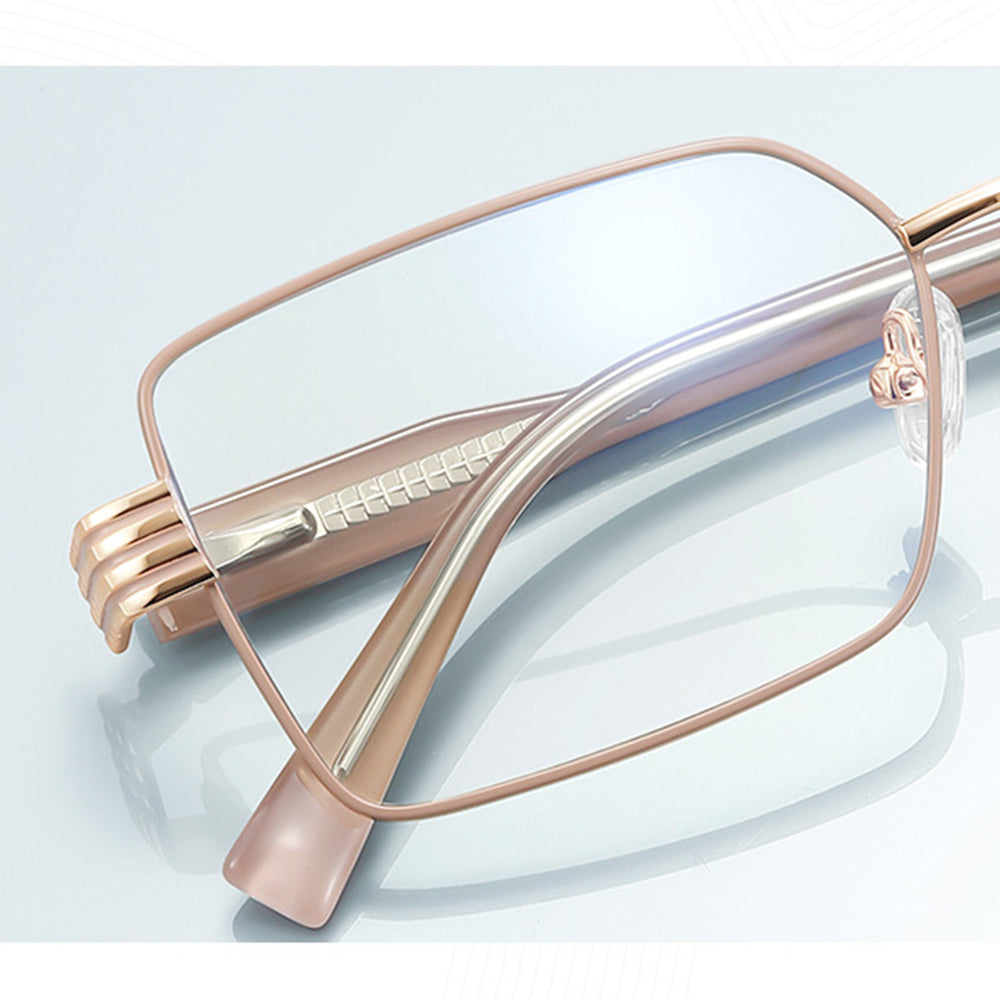 Ochelari De Calculator Dama Techsuit 3160, Anti-Blue Light, Roz Aurii