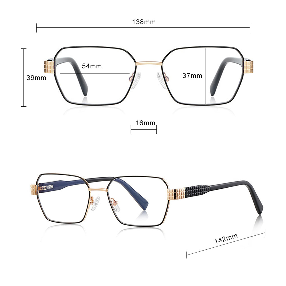 Ochelari De Calculator Dama Techsuit 3161, Anti-Blue Light, Roz Aurii
