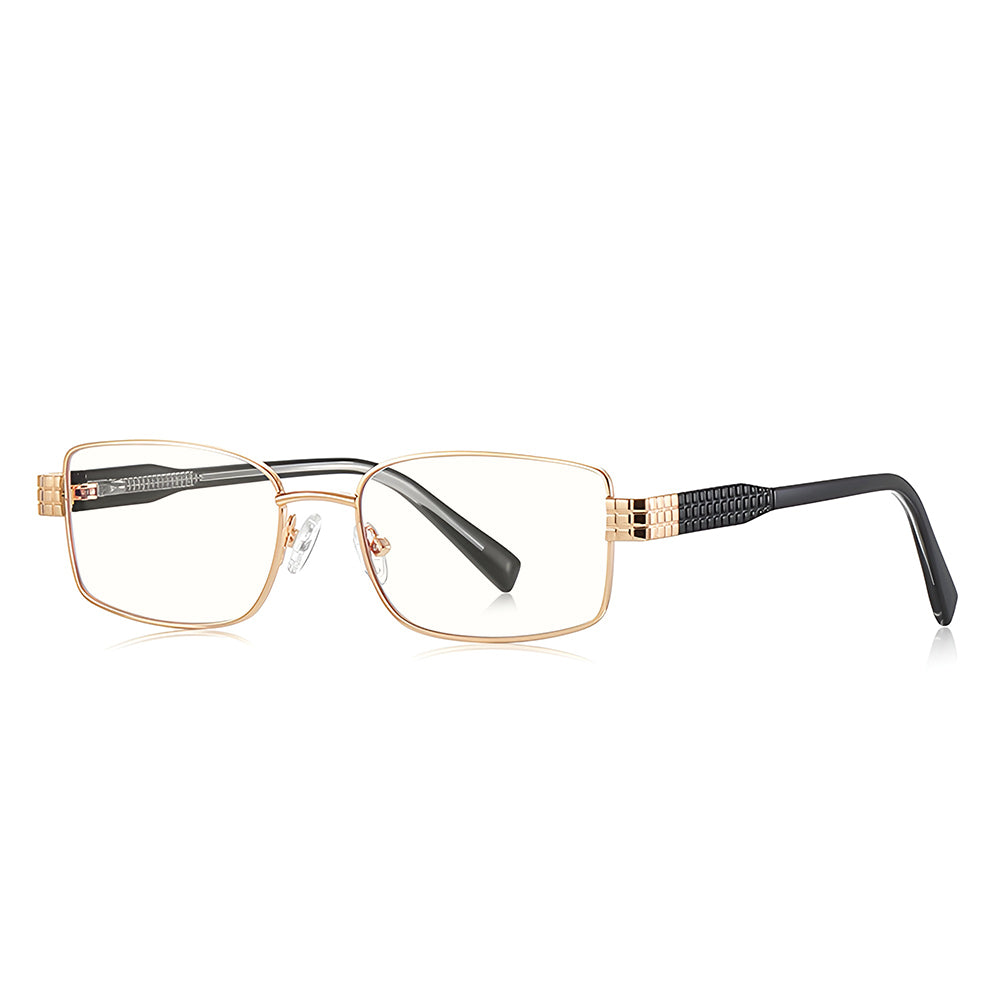 Ochelari De Calculator Dama Techsuit 3163, Anti-Blue Light, Negri Aurii