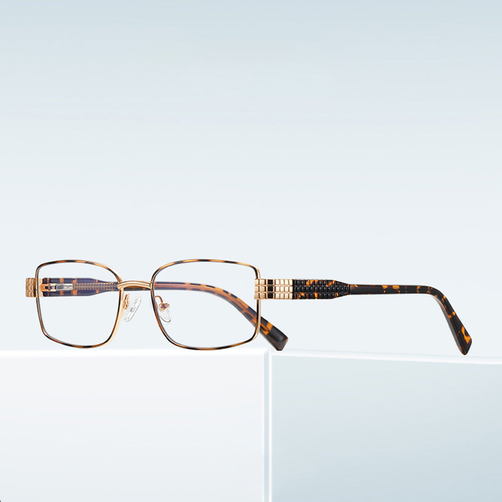 Ochelari De Calculator Dama Techsuit 3163, Anti-Blue Light, Negri Aurii