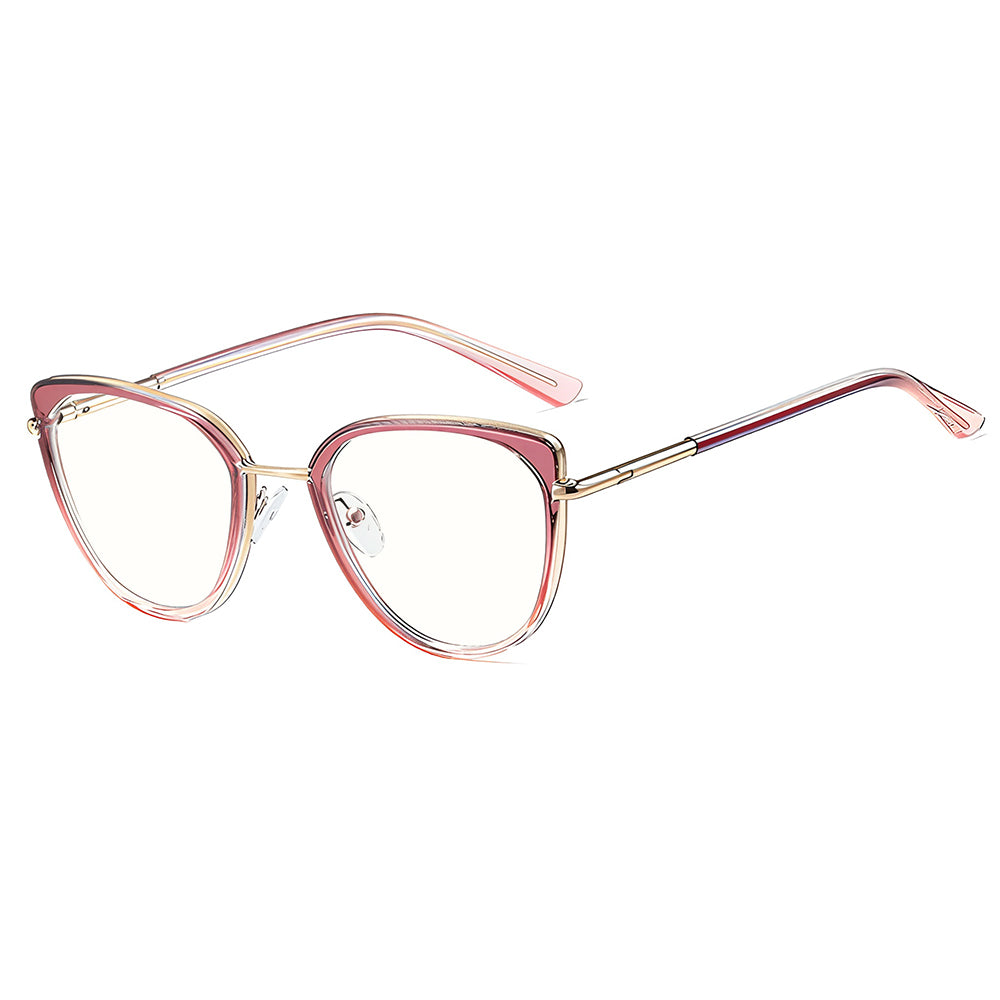 Ochelari De Calculator Dama Techsuit 82290, Anti-Blue Light, Aurii Roz