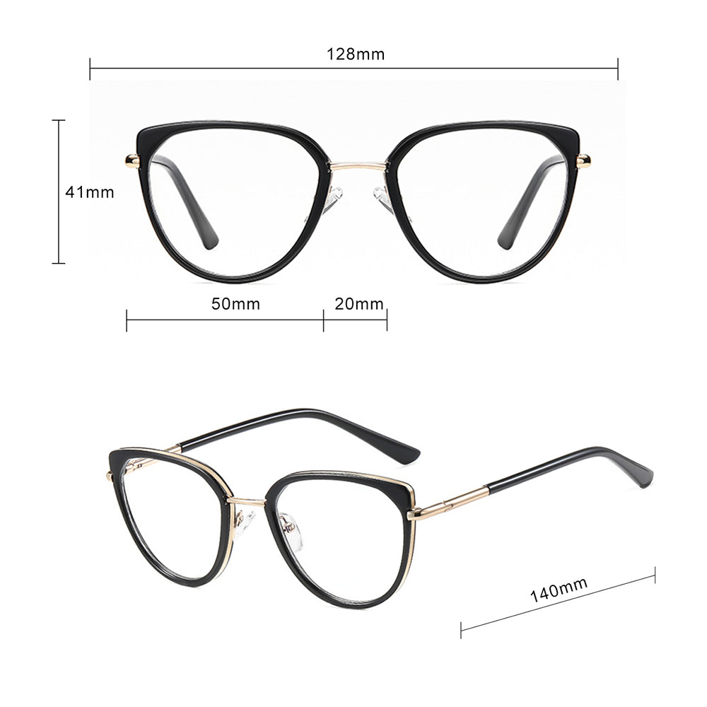Ochelari De Calculator Dama Techsuit 82290, Anti-Blue Light, Aurii Roz
