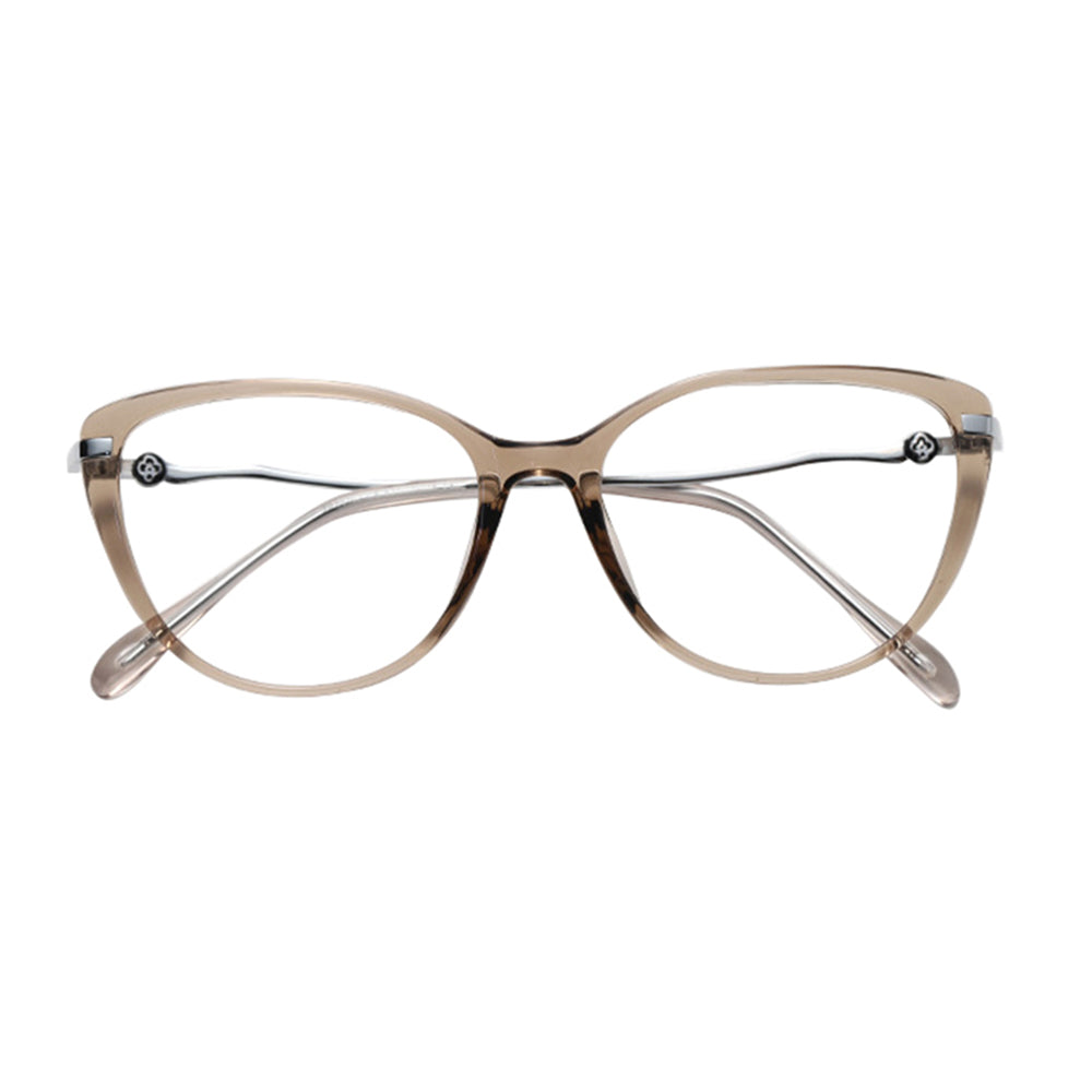 Ochelari De Calculator Dama Techsuit 86162, Anti-Blue Light, Argintii Bej
