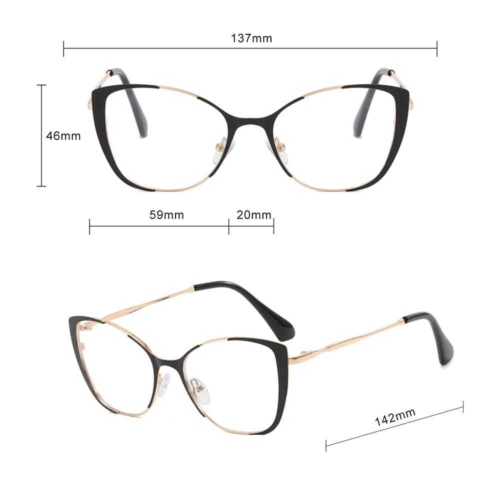 Ochelari De Calculator Dama Techsuit 8808, Anti-Blue Light, Negri