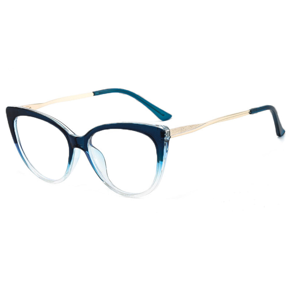 Ochelari De Calculator Dama Techsuit F5018-C8, Anti-Blue Light, Albastri
