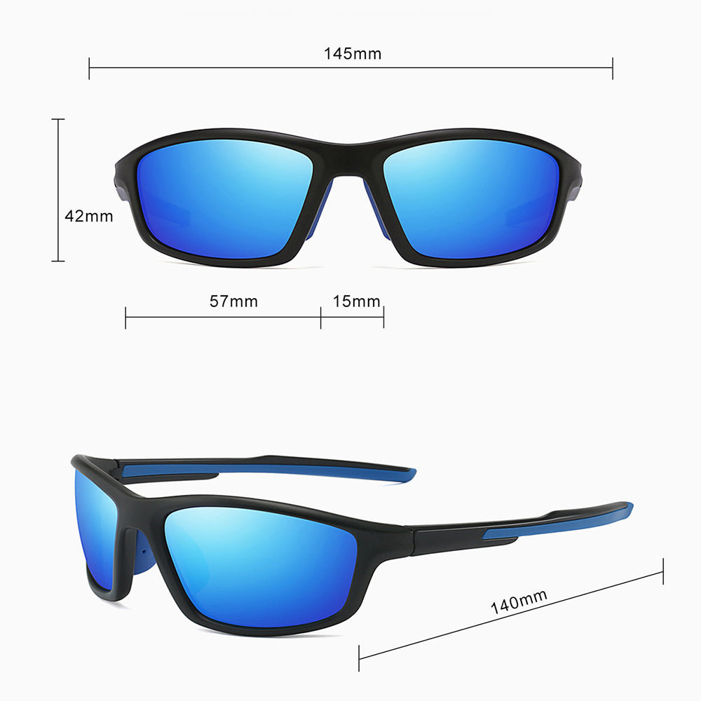 Ochelari De Ciclism Unisex Techsuit 3047, Protectie UV, Negri Transparenti