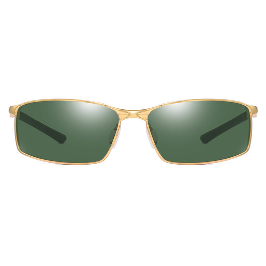 Ochelari De Soare Barbati Techsuit 559, Polarizati, Protectie UV, Aurii Verzi