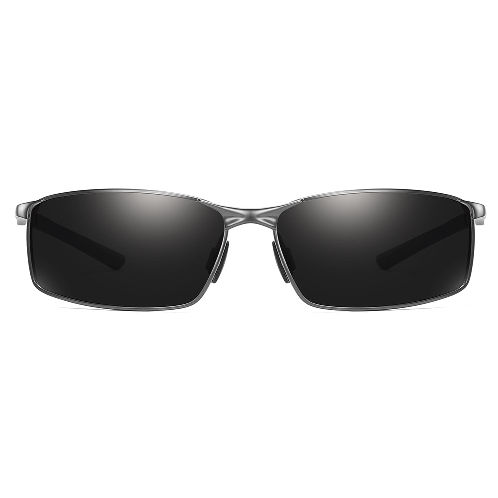Ochelari De Soare Barbati Techsuit 559, Polarizati, Protectie UV, Negri Argintii
