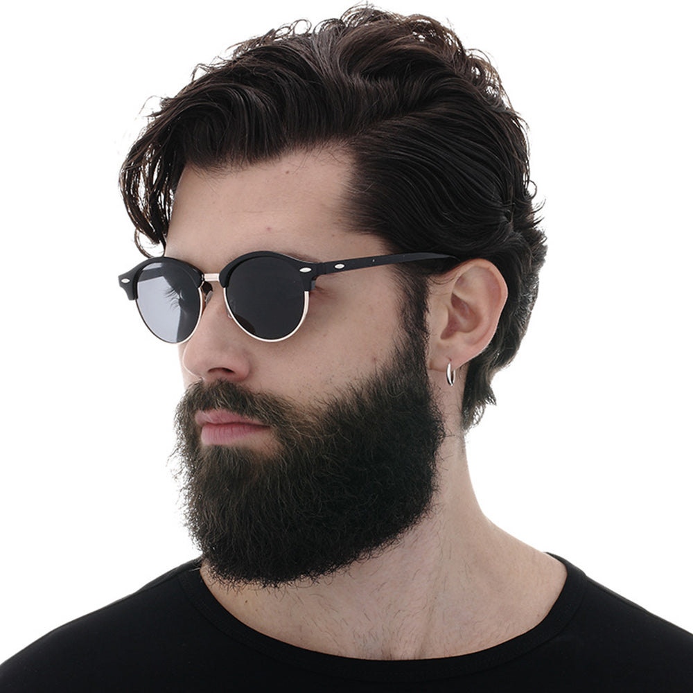 Ochelari De Soare Barbati Techsuit 66612, Polarizati, Protectie UV, Aurii Albastri