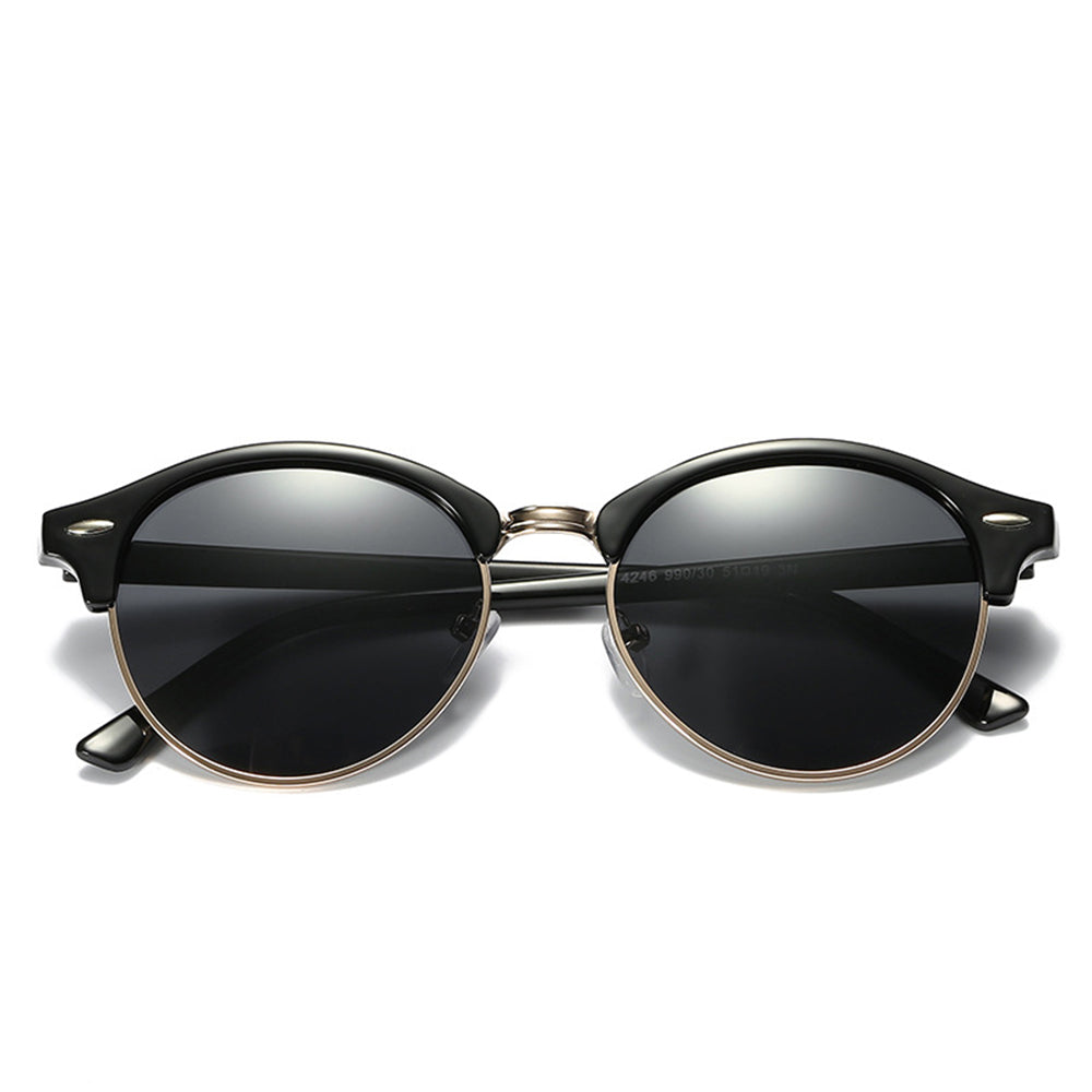 Ochelari De Soare Barbati Techsuit 66612, Polarizati, Protectie UV, Aurii Albastri