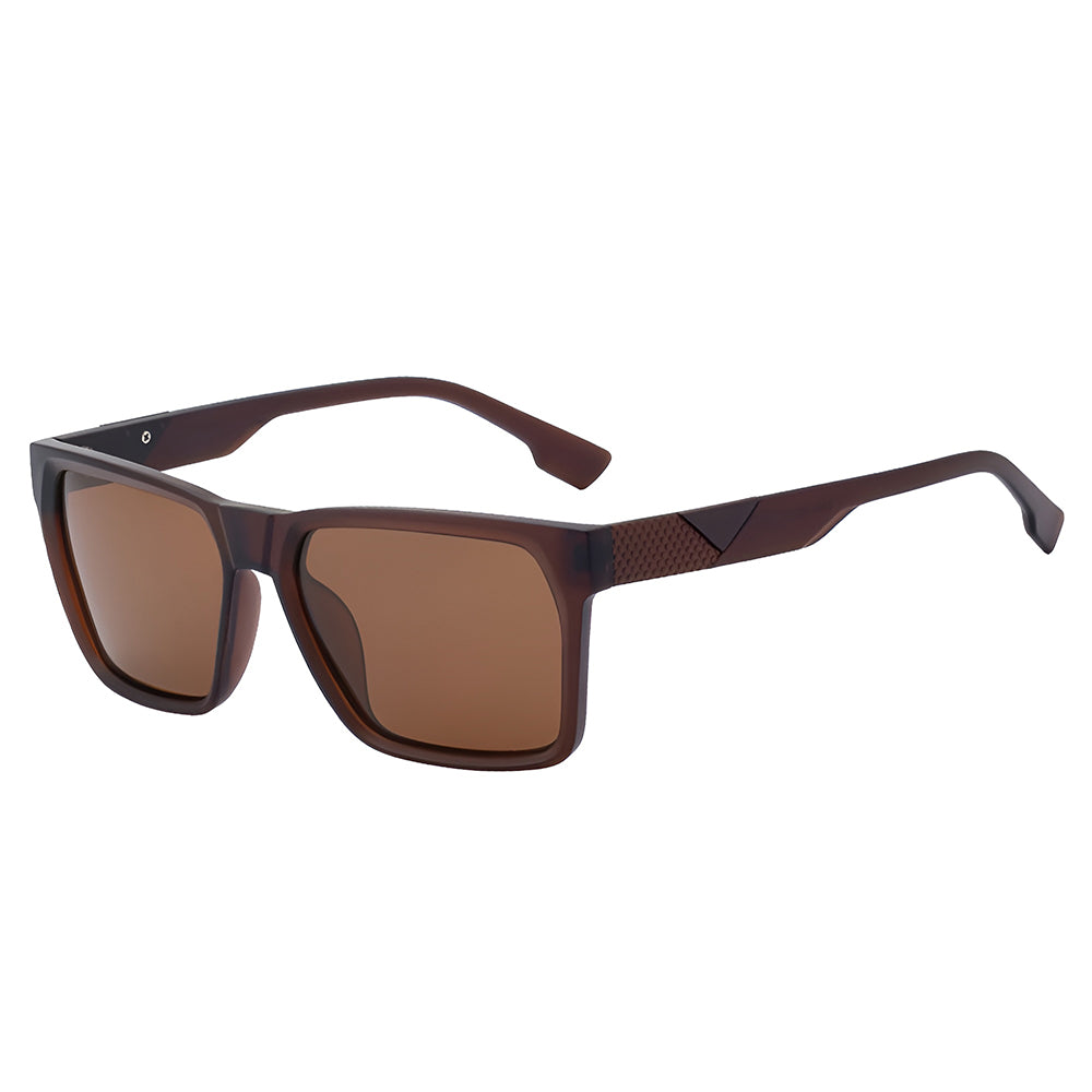 Ochelari De Soare Barbati Techsuit 8500, Polarizati, Protectie UV, Maro