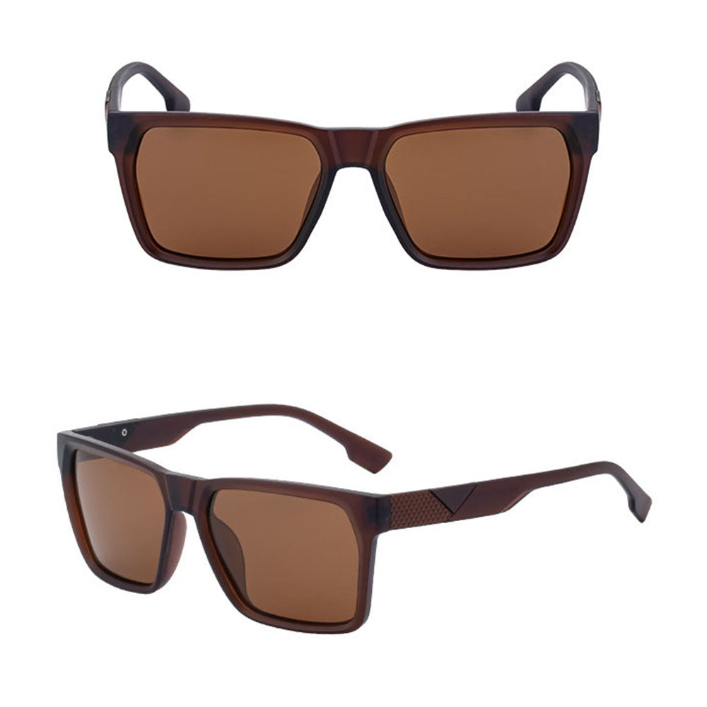 Ochelari De Soare Barbati Techsuit 8500, Polarizati, Protectie UV, Maro