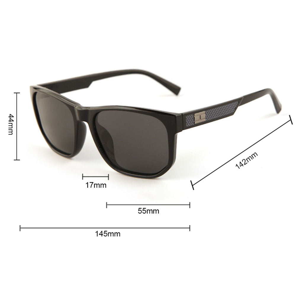 Ochelari De Soare Barbati Techsuit 8502, Polarizati, Protectie UV, Negri