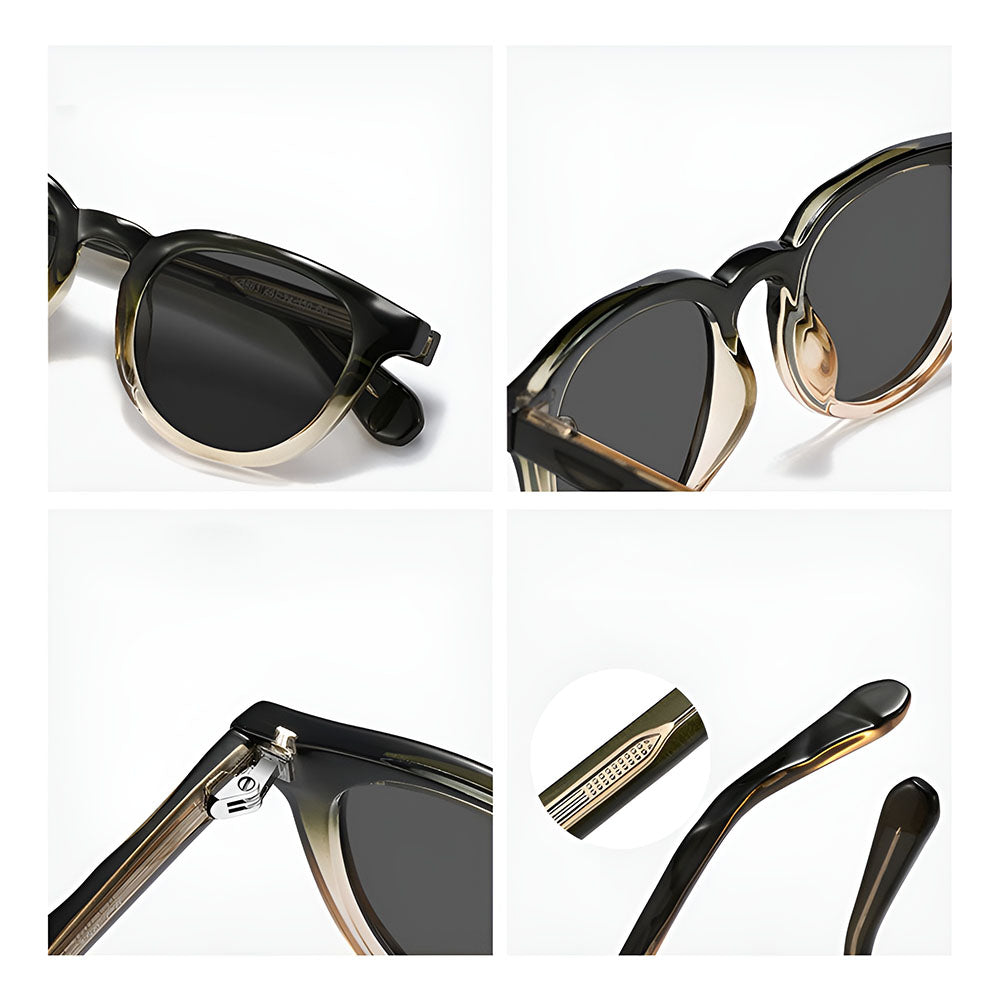 Ochelari De Soare Barbati Techsuit 8663, Polarizati, Protectie UV, Maro