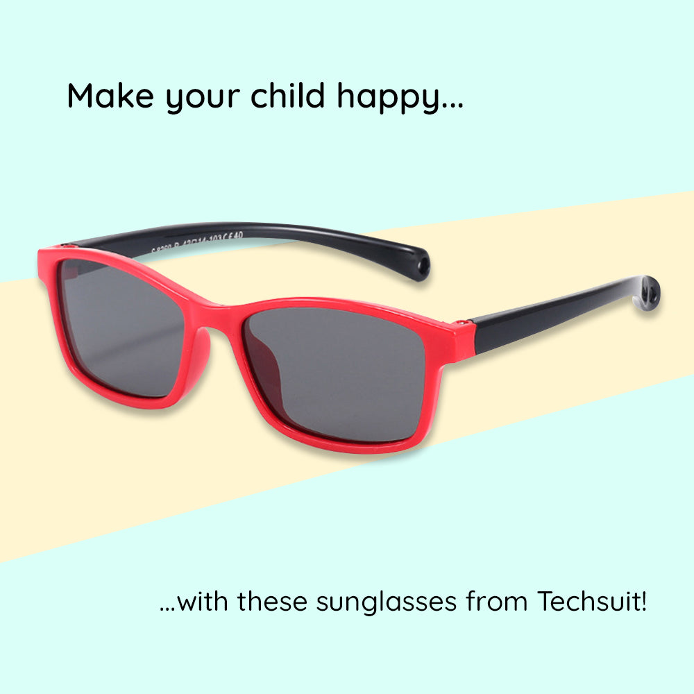 Ochelari De Soare Bebelusi Techsuit 8260-C29, Polarizati, Albastri Bleumarin