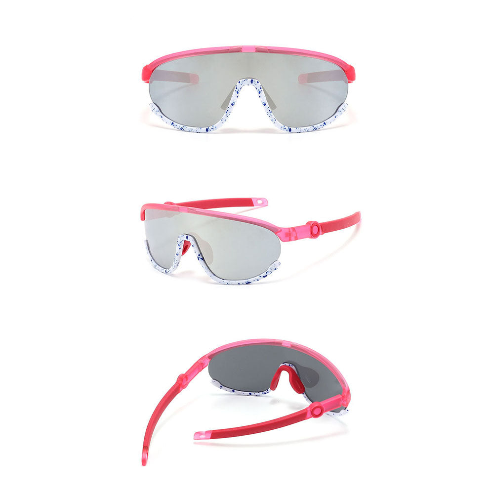 Ochelari De Soare Copii Techsuit 2025, Polarizati, Protectie UV, Galbeni