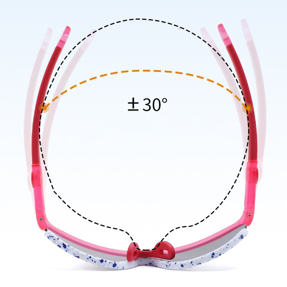 Ochelari De Soare Copii Techsuit 2025, Polarizati, Protectie UV, Galbeni