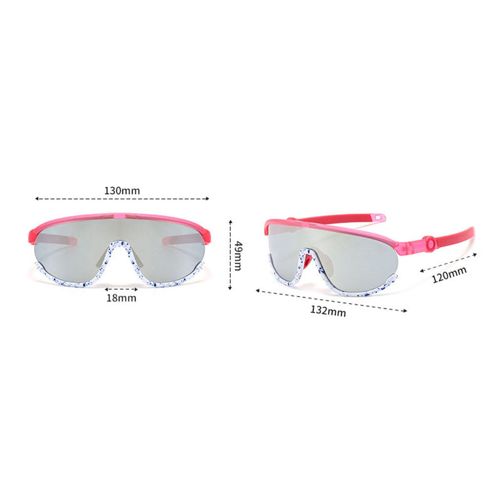 Ochelari De Soare Copii Techsuit 2025, Polarizati, Protectie UV, Galbeni