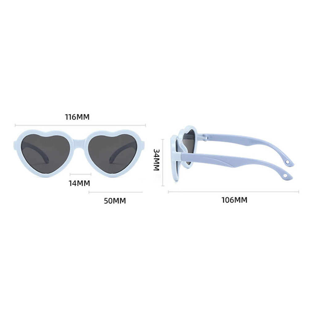 Ochelari De Soare Copii Techsuit 23070, Polarizati, Protectie UV, Negri Rosii
