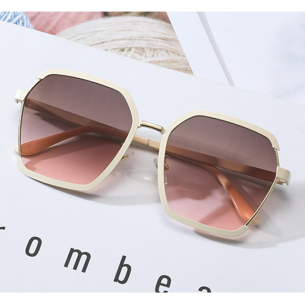 Ochelari De Soare Dama Techsuit 191, Polarizati, Protectie UV, Crem Maro