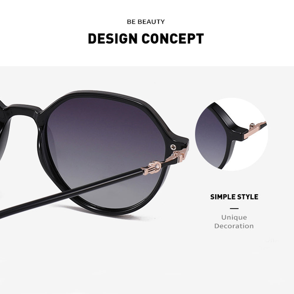 Ochelari De Soare Dama Techsuit 2203, Polarizati, Protectie UV, Negri Gri