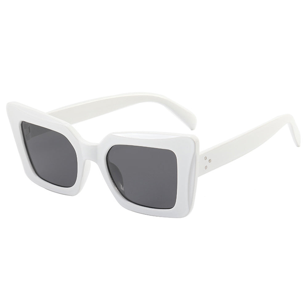 Ochelari De Soare Dama Techsuit 5277, Albi Gri