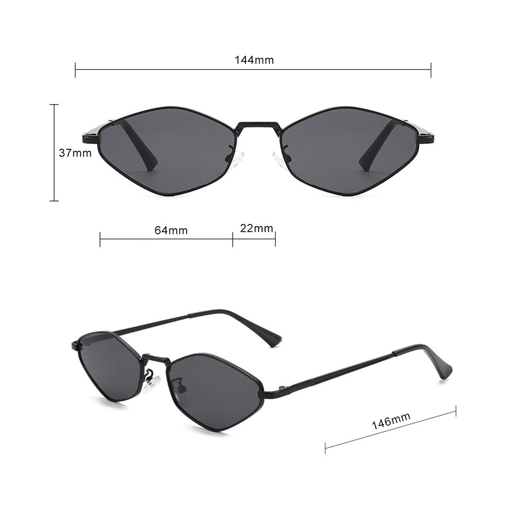 Ochelari De Soare Dama Techsuit 6206, Aurii Negri
