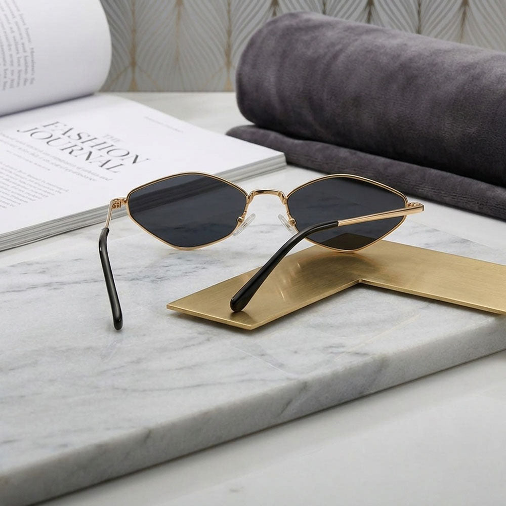 Ochelari De Soare Dama Techsuit 6206, Aurii Verzi