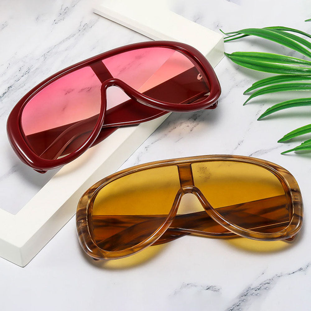 Ochelari De Soare Dama Techsuit 89337, Negri Galbeni