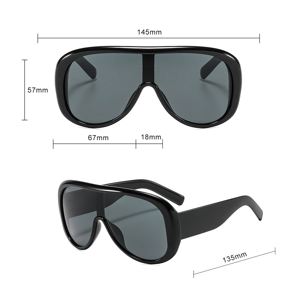 Ochelari De Soare Dama Techsuit 89337, Negri Galbeni