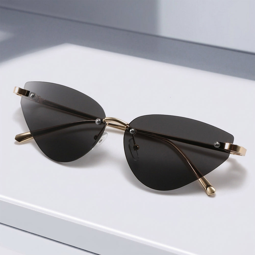 Ochelari De Soare Dama Techsuit S099, Aurii Maro