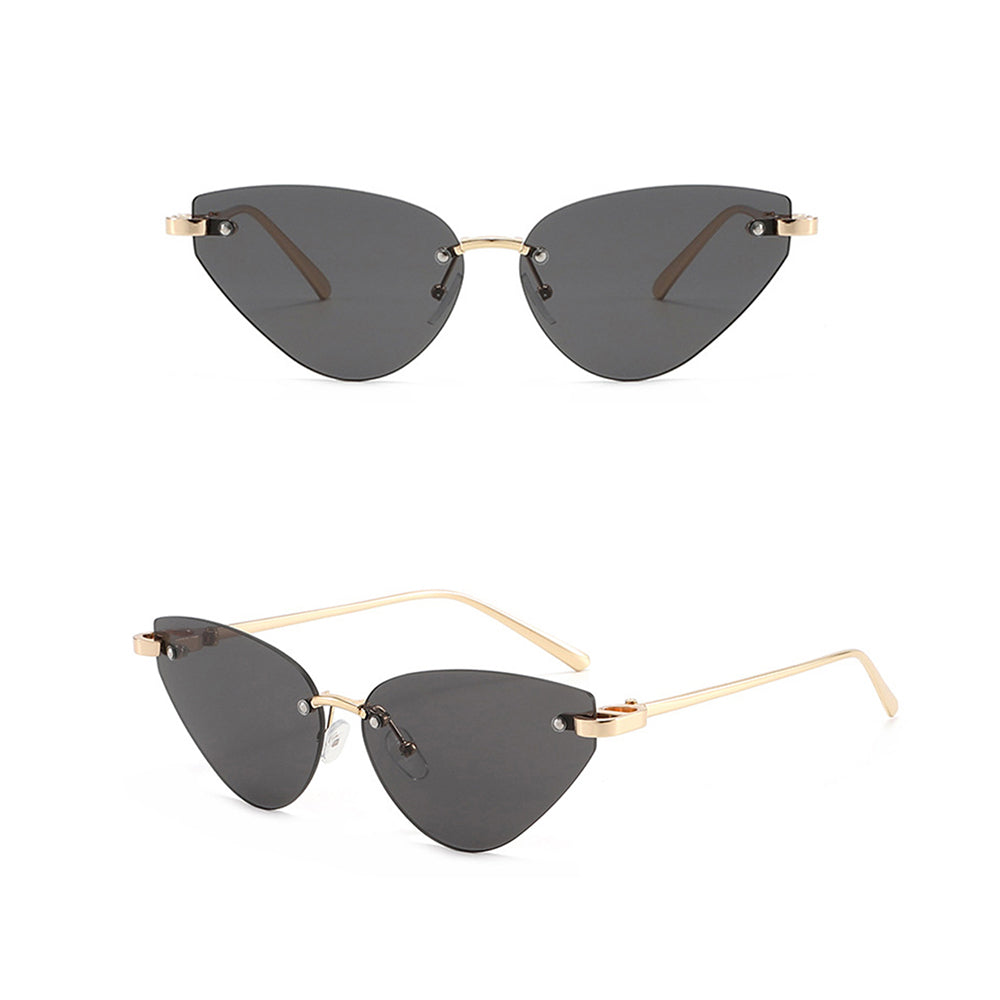 Ochelari De Soare Dama Techsuit S099, Aurii Negri