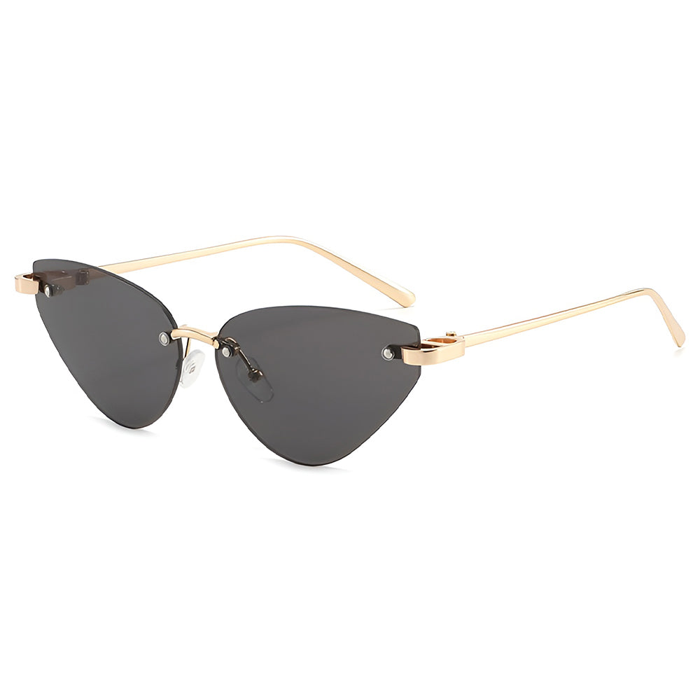 Ochelari De Soare Dama Techsuit S099, Aurii Negri
