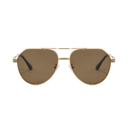 Ochelari De Soare Unisex Techsuit 8622, Polarizati, Protectie UV, Aurii