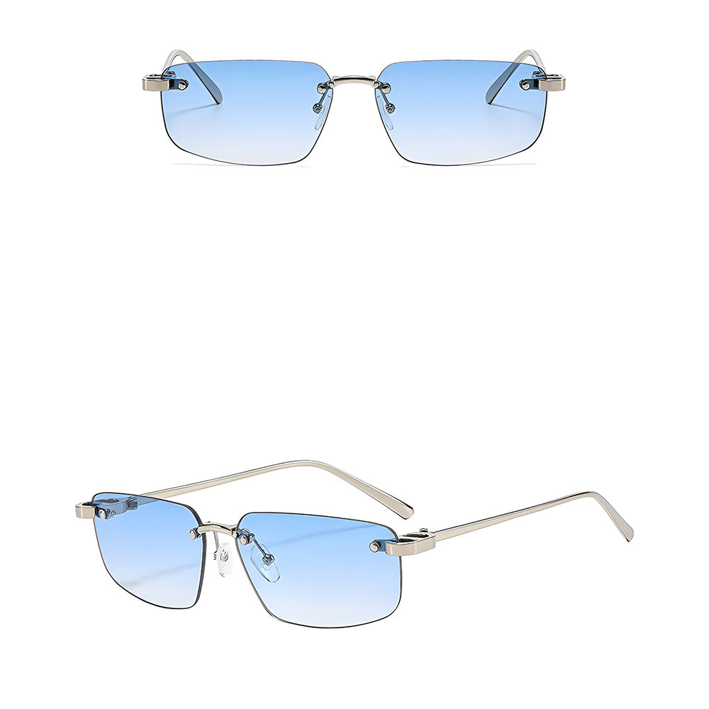 Ochelari De Soare Unisex Techsuit S098, Argintii Bleu