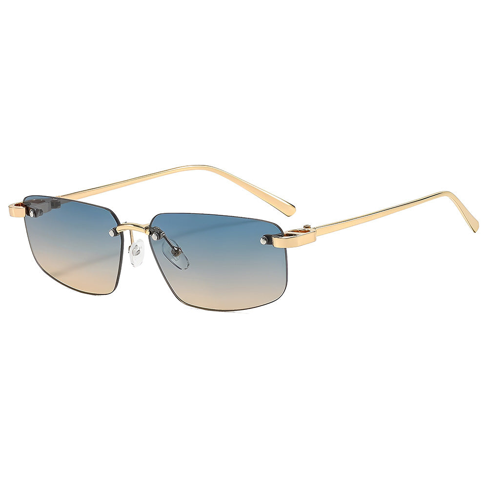 Ochelari De Soare Unisex Techsuit S098, Aurii Albastrii Verzi