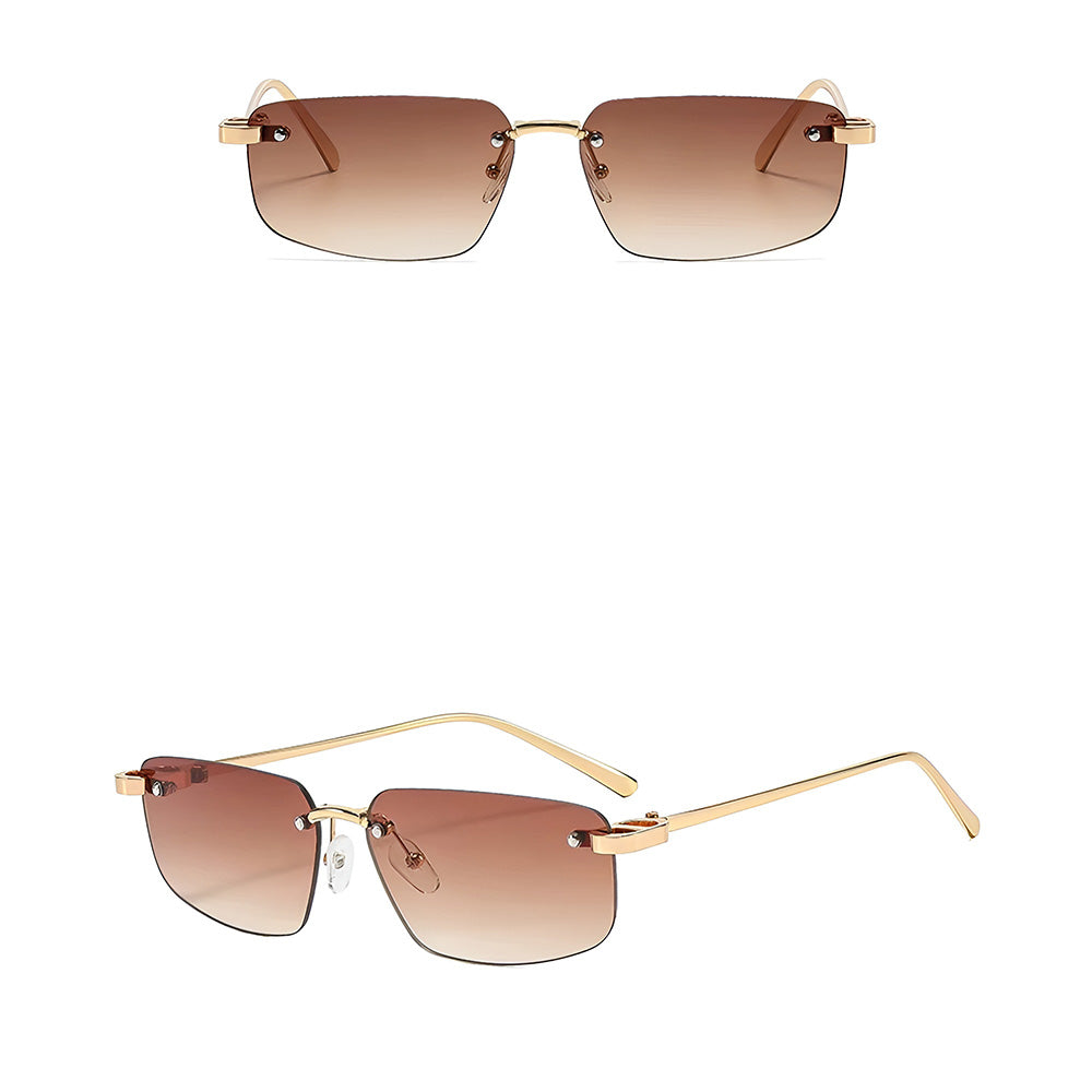 Ochelari De Soare Unisex Techsuit S098, Aurii Maro Deschis