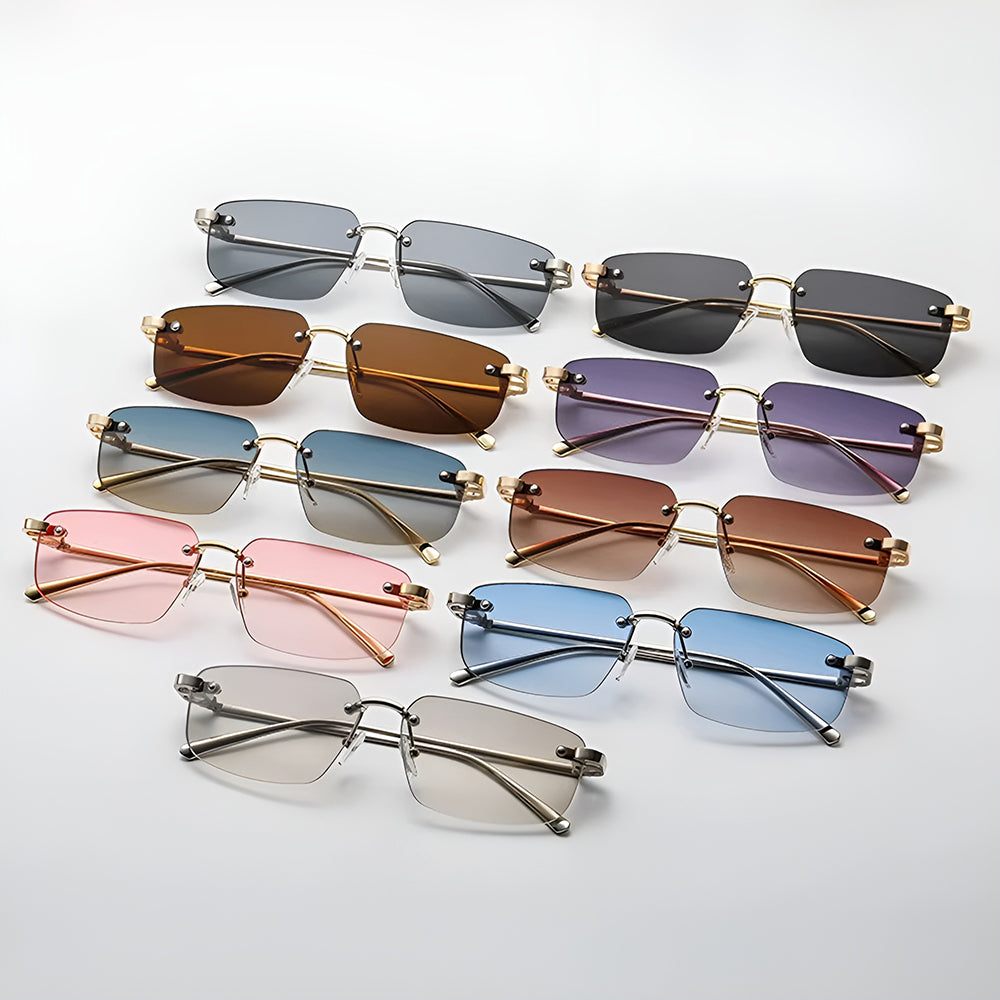 Ochelari De Soare Unisex Techsuit S098, Aurii Mov