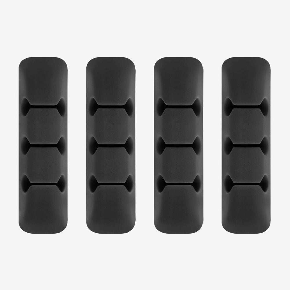 Organizator Cabluri Ringke, Set 4 bucati, Negru