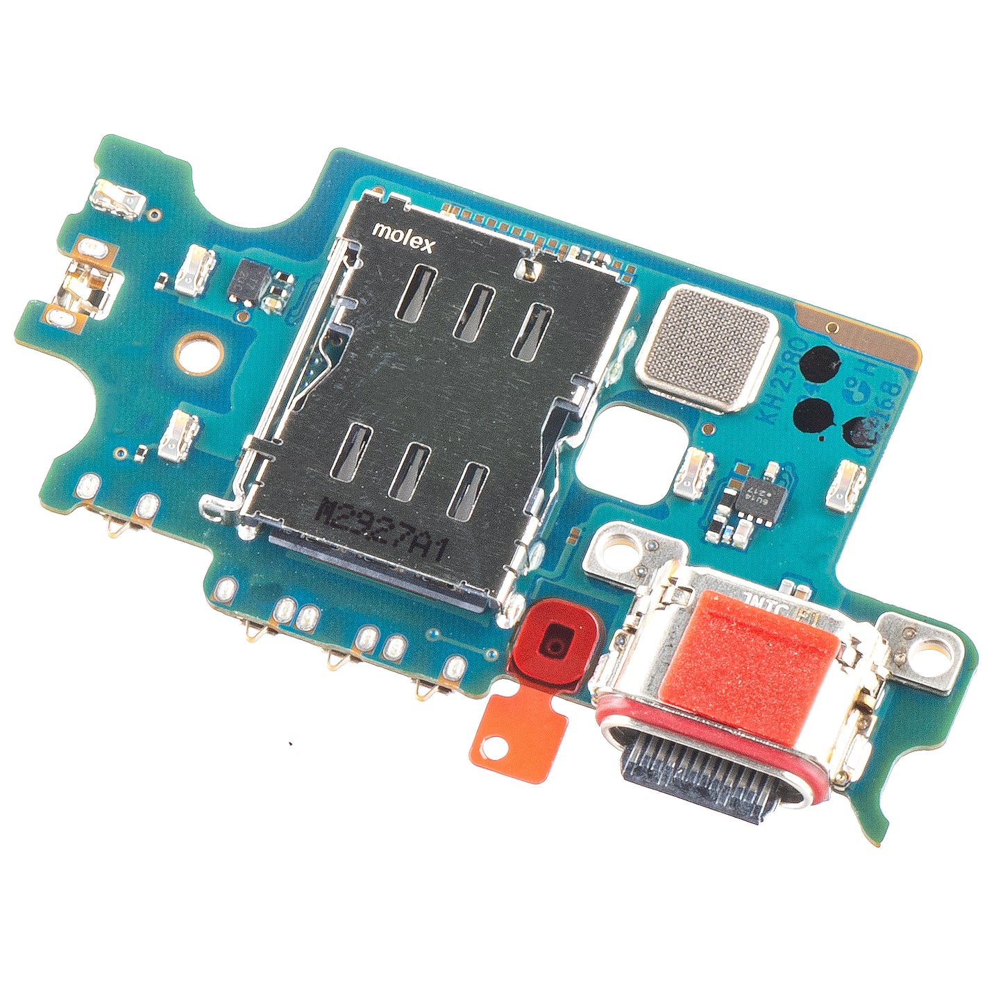 Placa cu Conector Incarcare - Microfon - Modul Cititor SIM Samsung Galaxy S22+ 5G S906, Service Pack GH96-14805A