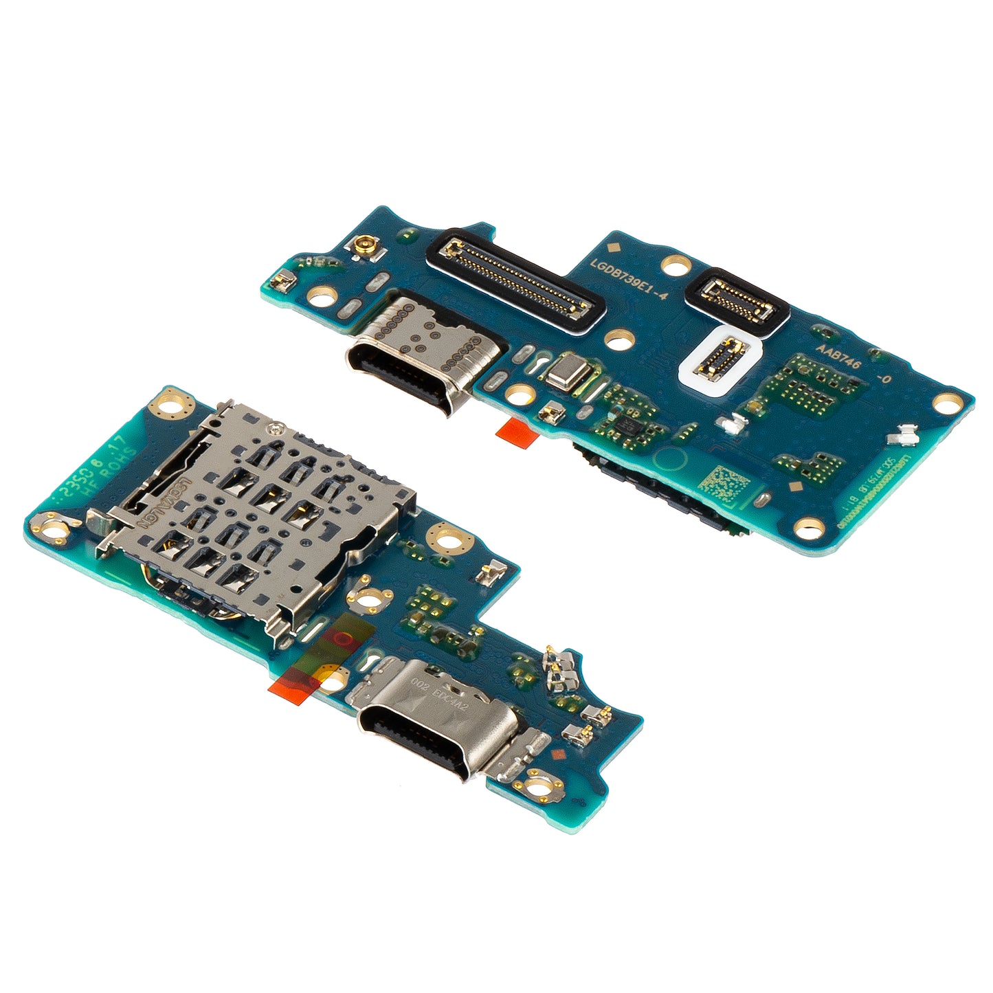 Placa cu Conector Incarcare - Microfon - Modul Cititor SIM Realme 12+ / 12, Service Pack 621024000075