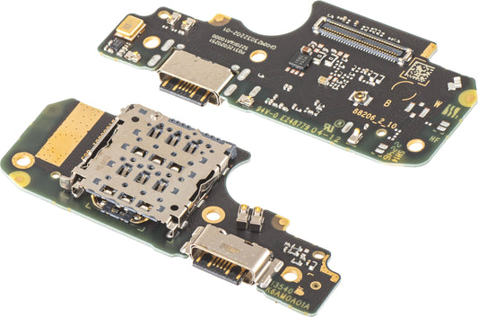 Placa cu Conector Incarcare - Microfon - Modul Cititor SIM Xiaomi Redmi Note 12 Pro 4G, Service Pack 5600020K6A00