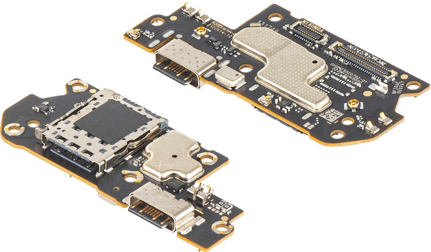 Placa cu Conector Incarcare - Microfon - Modul Cititor SIM Xiaomi Redmi Note 12 Pro+, Service Pack 560002M16U00