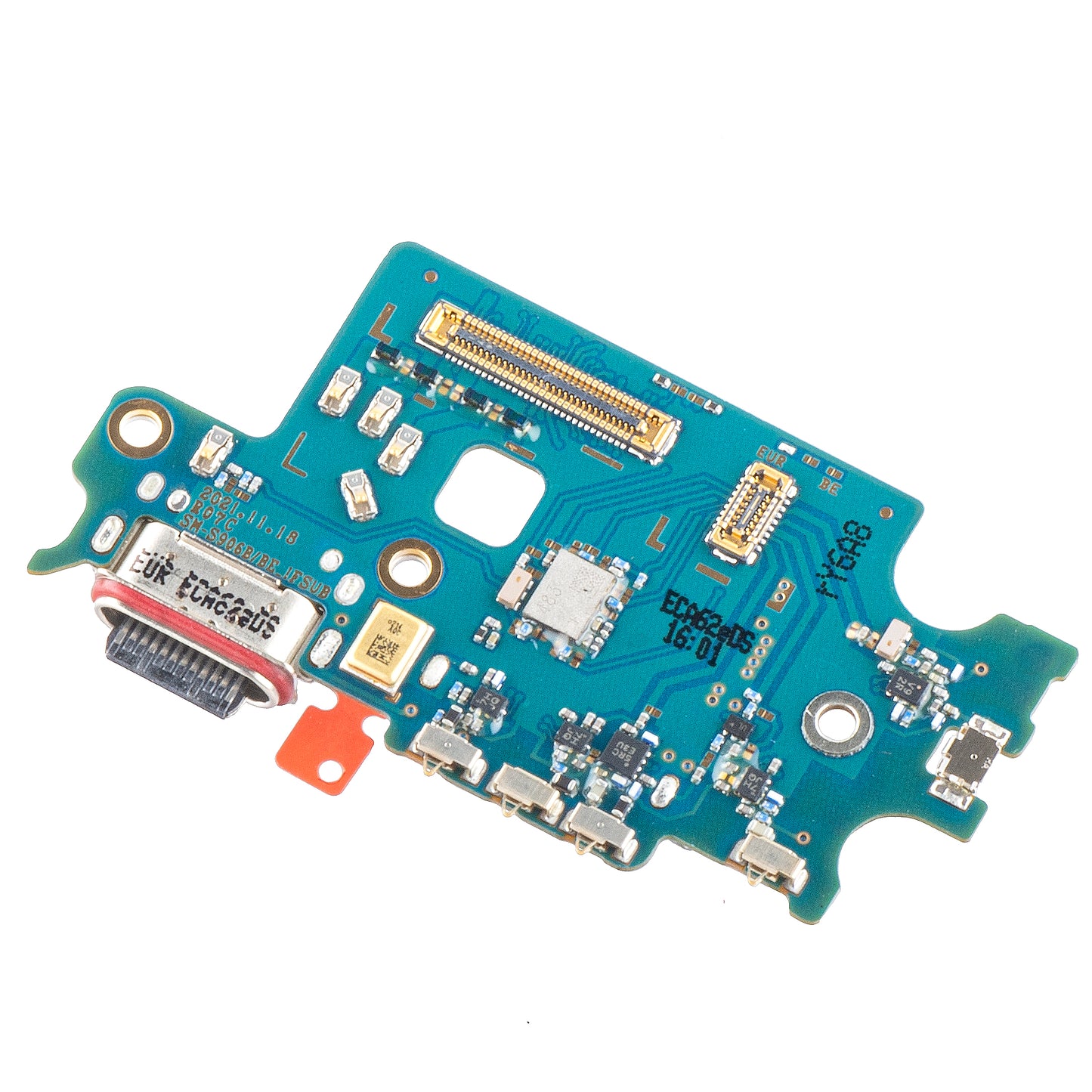 Placa cu Conector Incarcare - Microfon - Modul Cititor SIM Samsung Galaxy S22+ 5G S906, Service Pack GH96-14805A