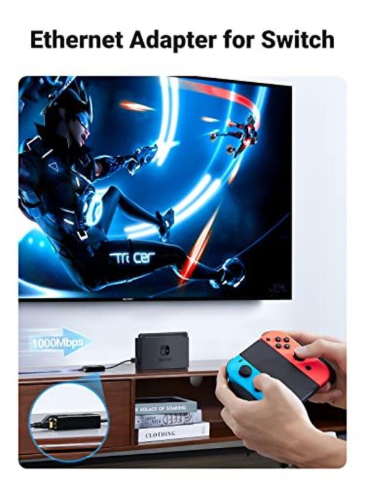 Placa Retea UGREEN CR111, RJ45, USB 3.0, Alb