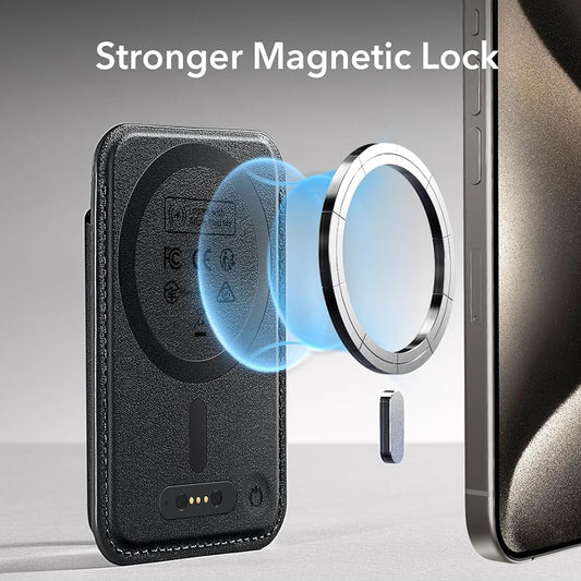 Portofel MagSafe, ESR, Classic Geo, Negru