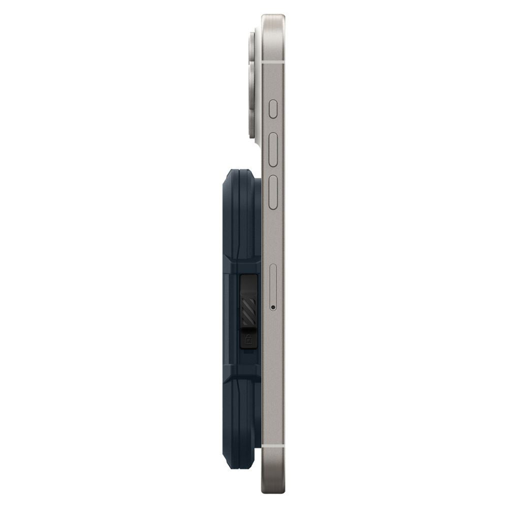 Portofel Magsafe, Spigen, Lock Fit, Negru