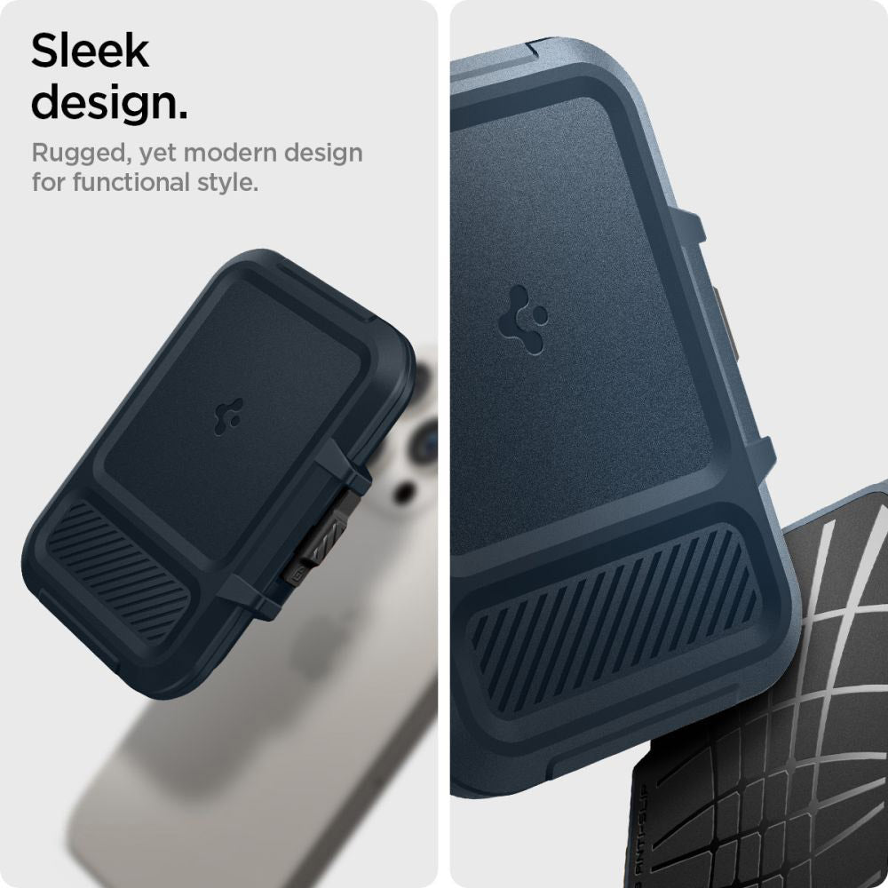 Portofel Magsafe, Spigen, Lock Fit, Negru